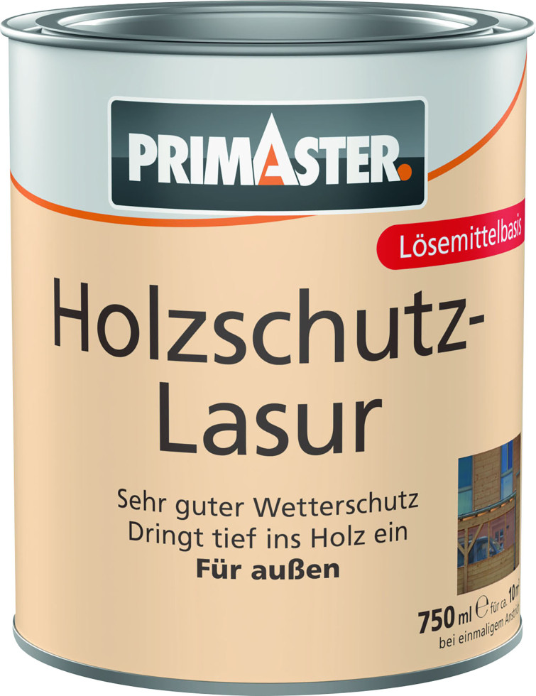 Primaster Holzschutz-Lasur 750 ml grau