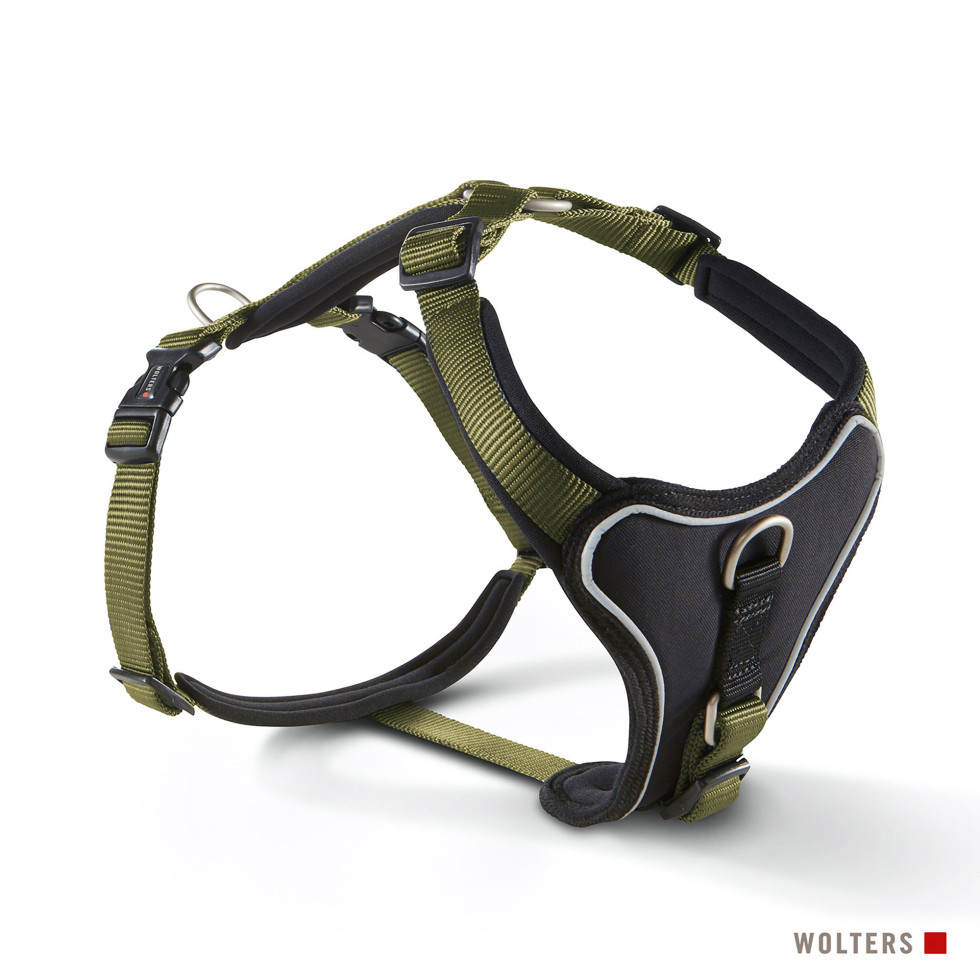 Wolters Hundegeschirr Professional Comfort olive/schwarz