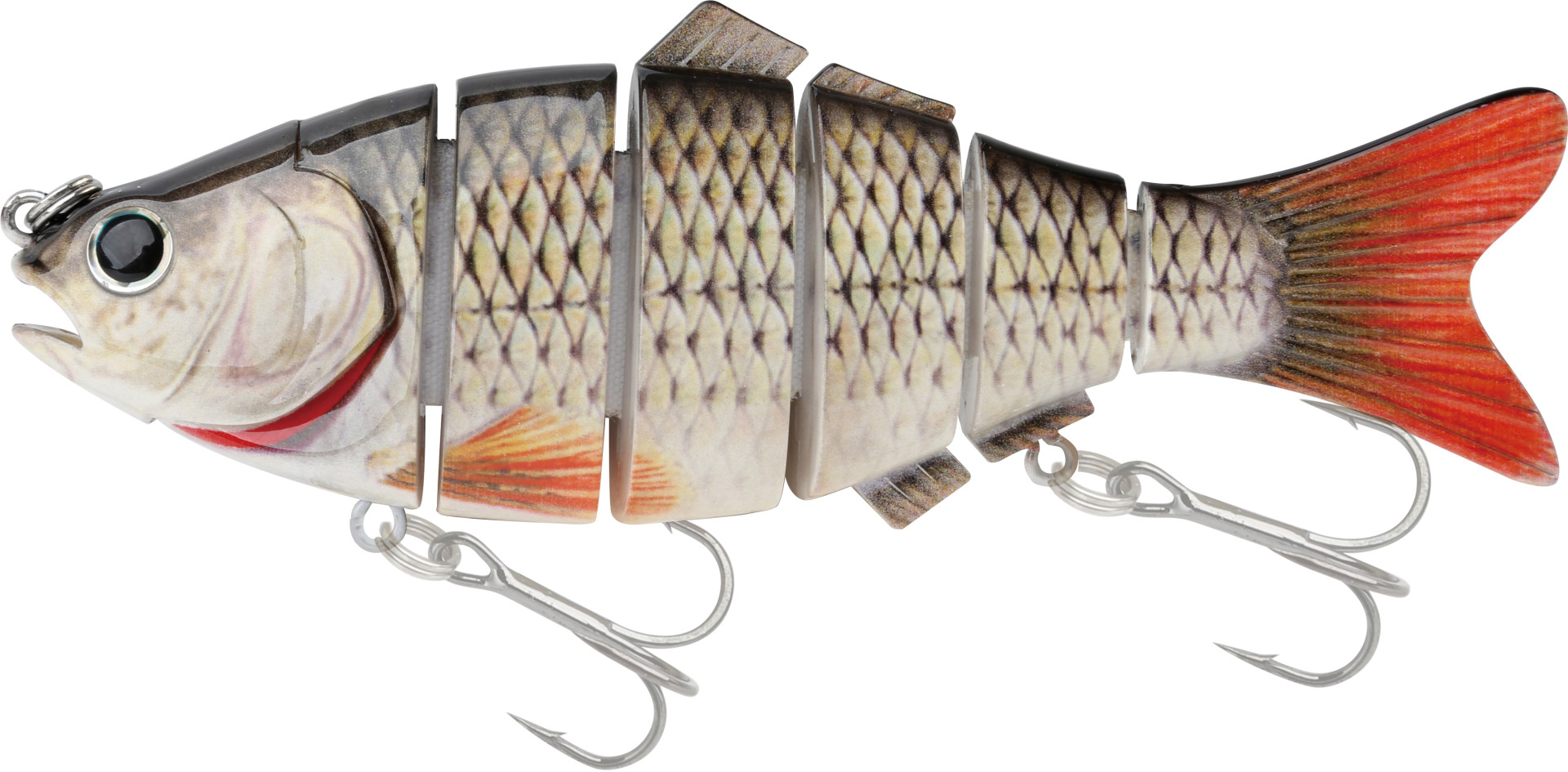 Paladin Angelköder Wobbler M Rotauge 12 cm UV-Spezialeffektlackierung