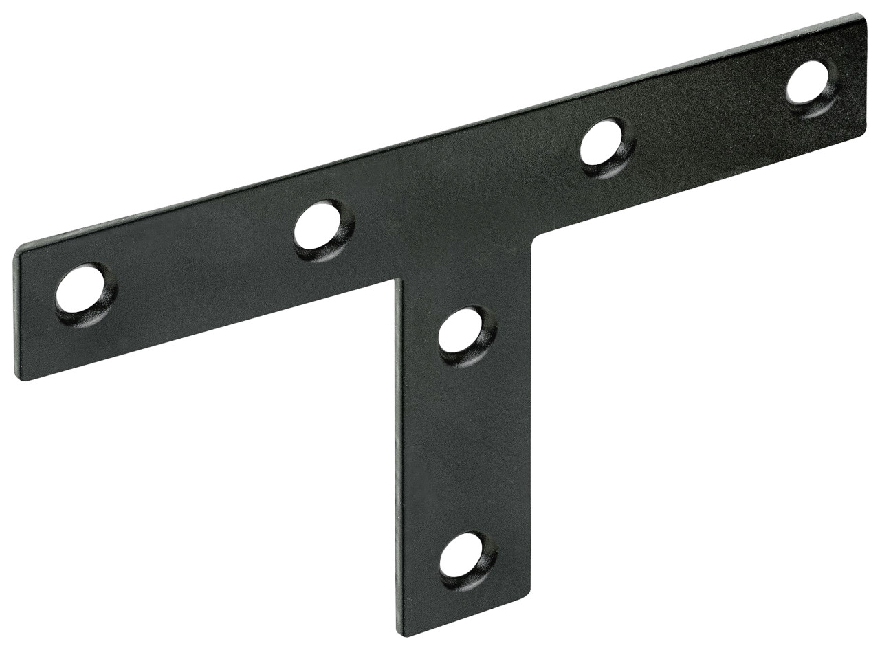Vormann T-Flachwinkel 70 x 36 x 16 mm Stahl schwarz