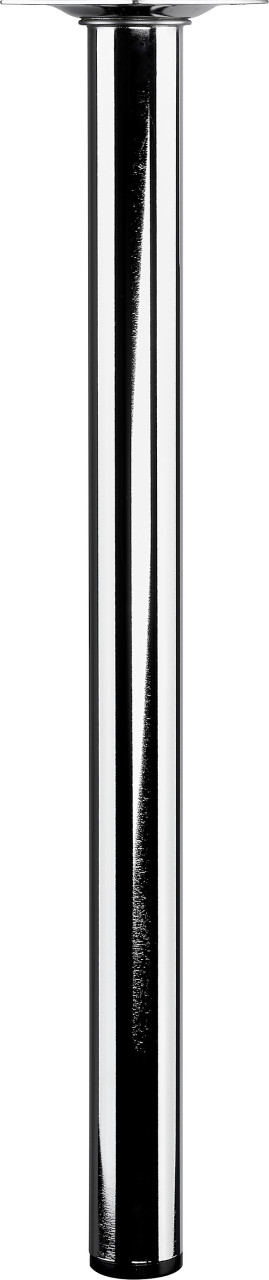 Hettich Tischbein 3,0 x 40 cm Stahl verchromt - 1 Stück