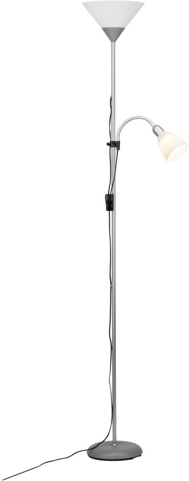 Brilliant LED Deckenfluter mit Lesearm 180 cm Sparli weiß