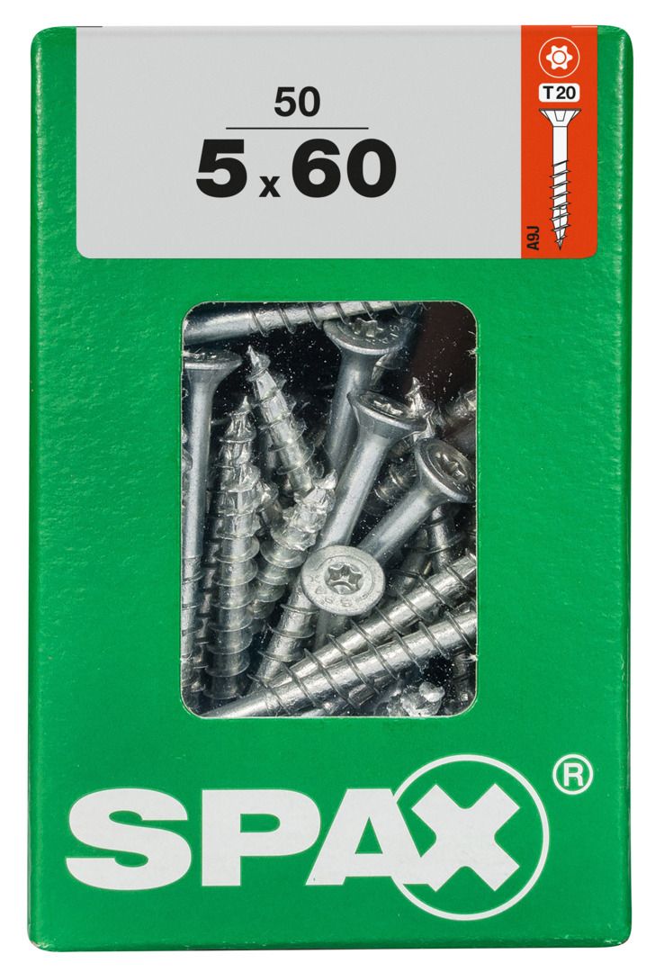 Spax Universalschrauben 5.0 x 60 mm TX 20 - 50 Stk.