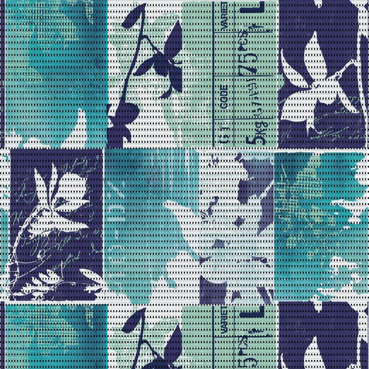 d-c-floor Universalmatte Floor Comfort Seaside 50 x 80 cm, blau