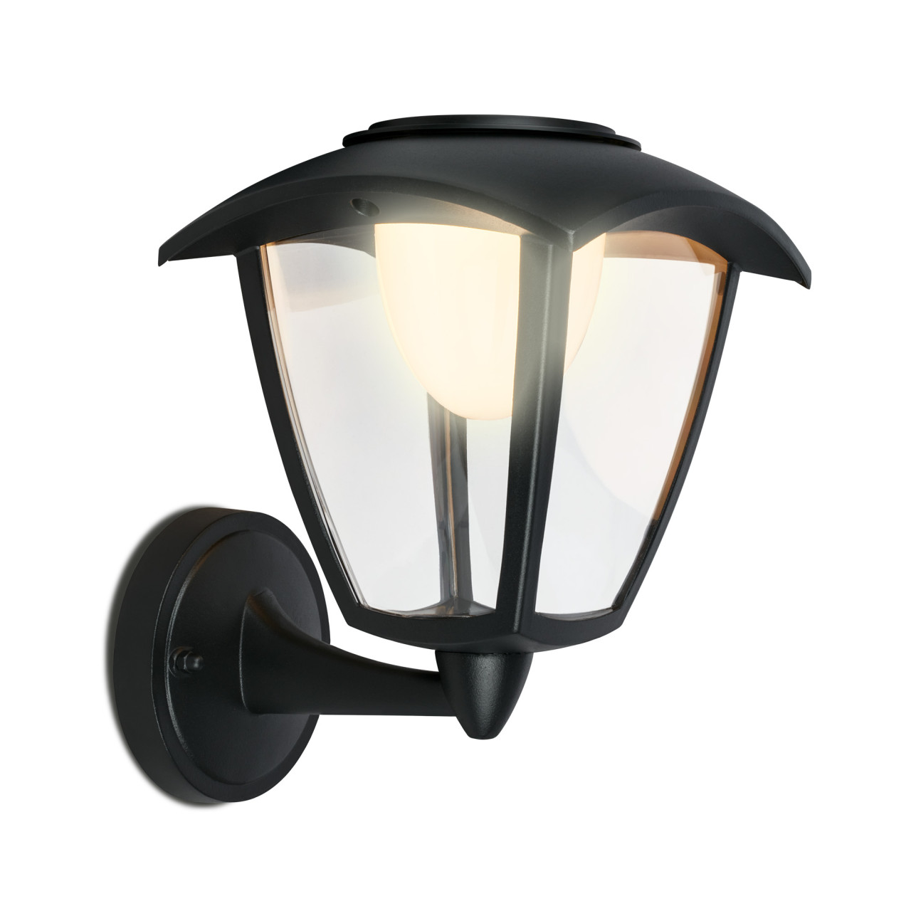 Briloner LED Akku-Außenwandleuchte Touch 4W schwarz dimmbar