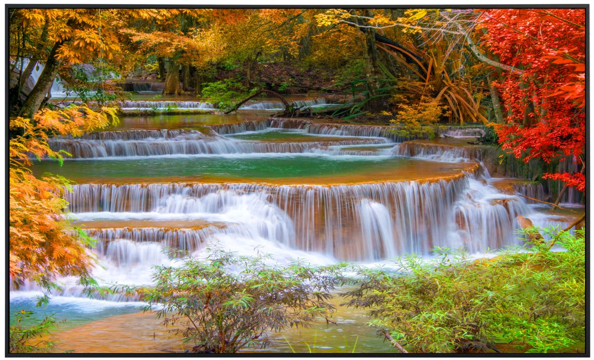 papermoon Infrarotheizkörper EcoHeat 60x120 cm 1200 Watt, Wasserfall