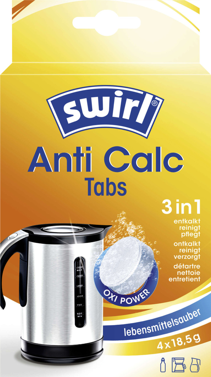 Swirl Entkalker Tabletten 3in1 4 x 18,5 g