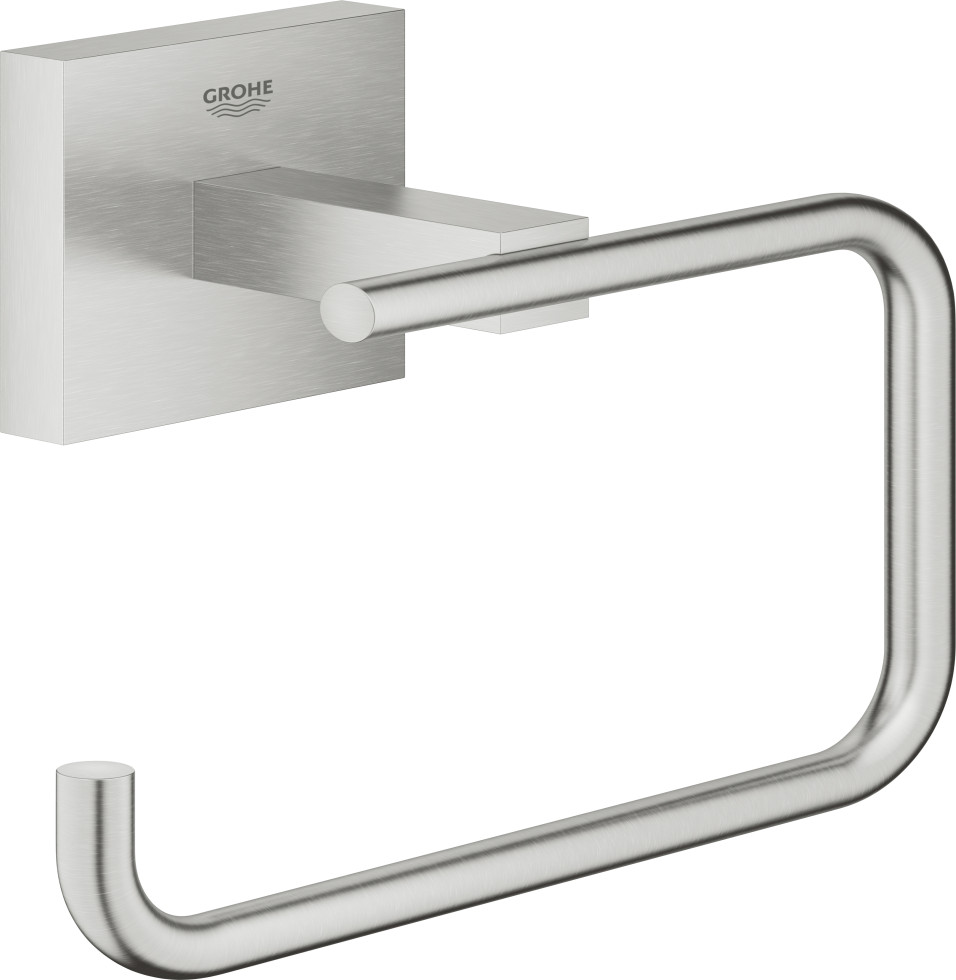 Grohe Start Cube WC-Papierhalter supersteel klebbar