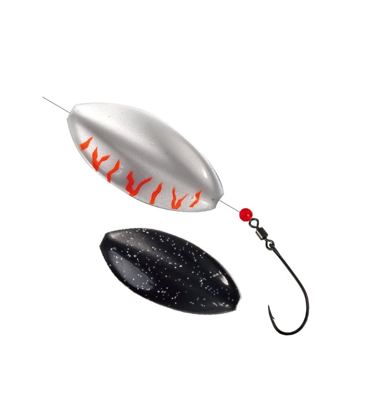 Paladin Angelköder Rotor Trout Tracker 2,9 g UV silber/orange/schwarz