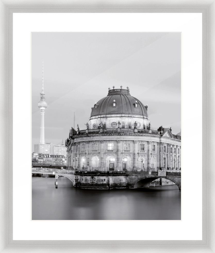 Alu Bilderrahmen Premium silber 50 x 60 cm