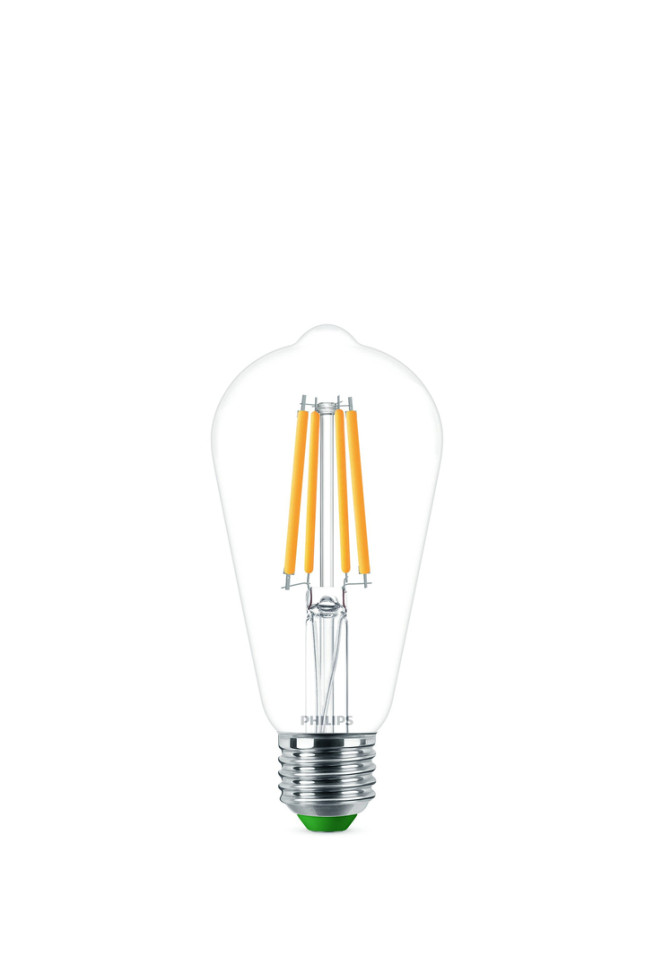 Philips LED-Leuchtmittel Filament ST64 E27 4W warmweiß klar