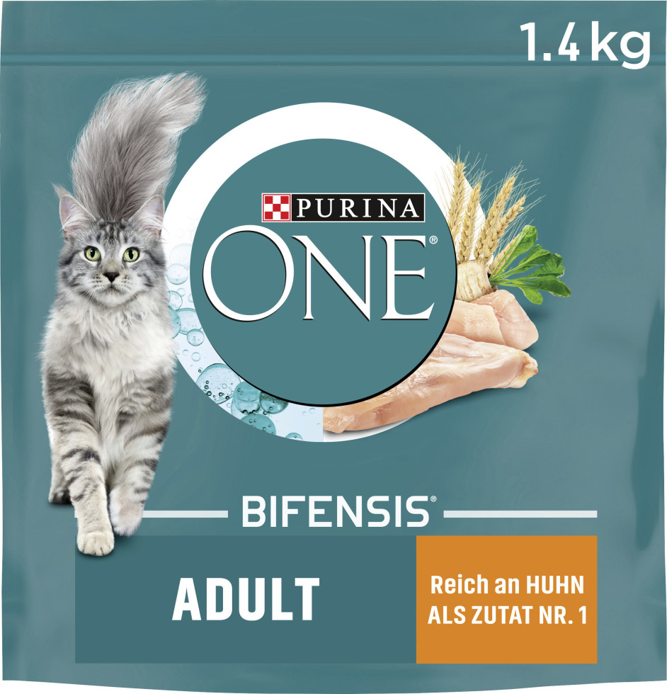 Purina One Katzenfutter Adult reich an Huhn 1,4 kg