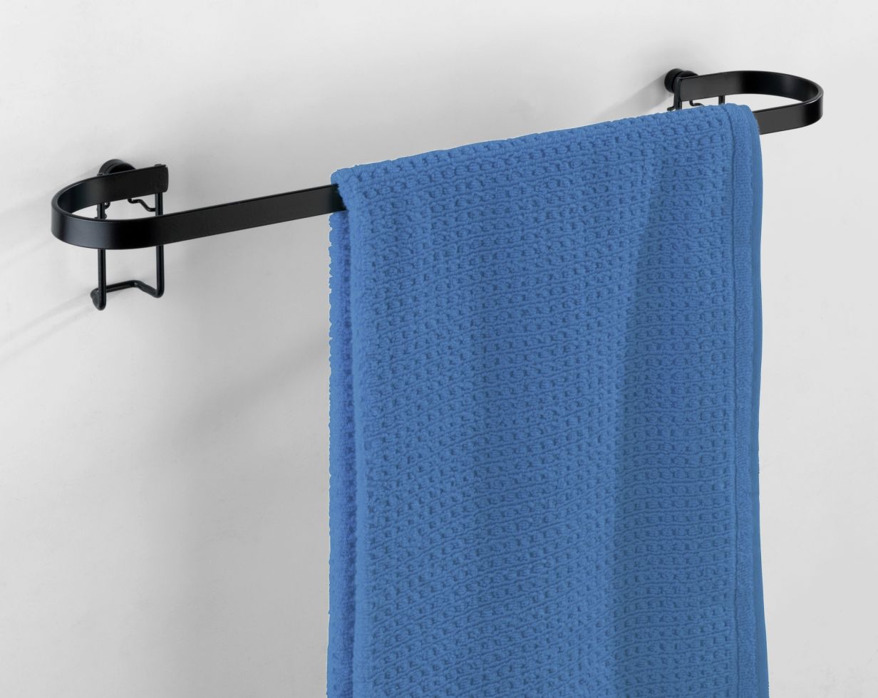 Wenko Handtuchstange Classic Plus schwarz