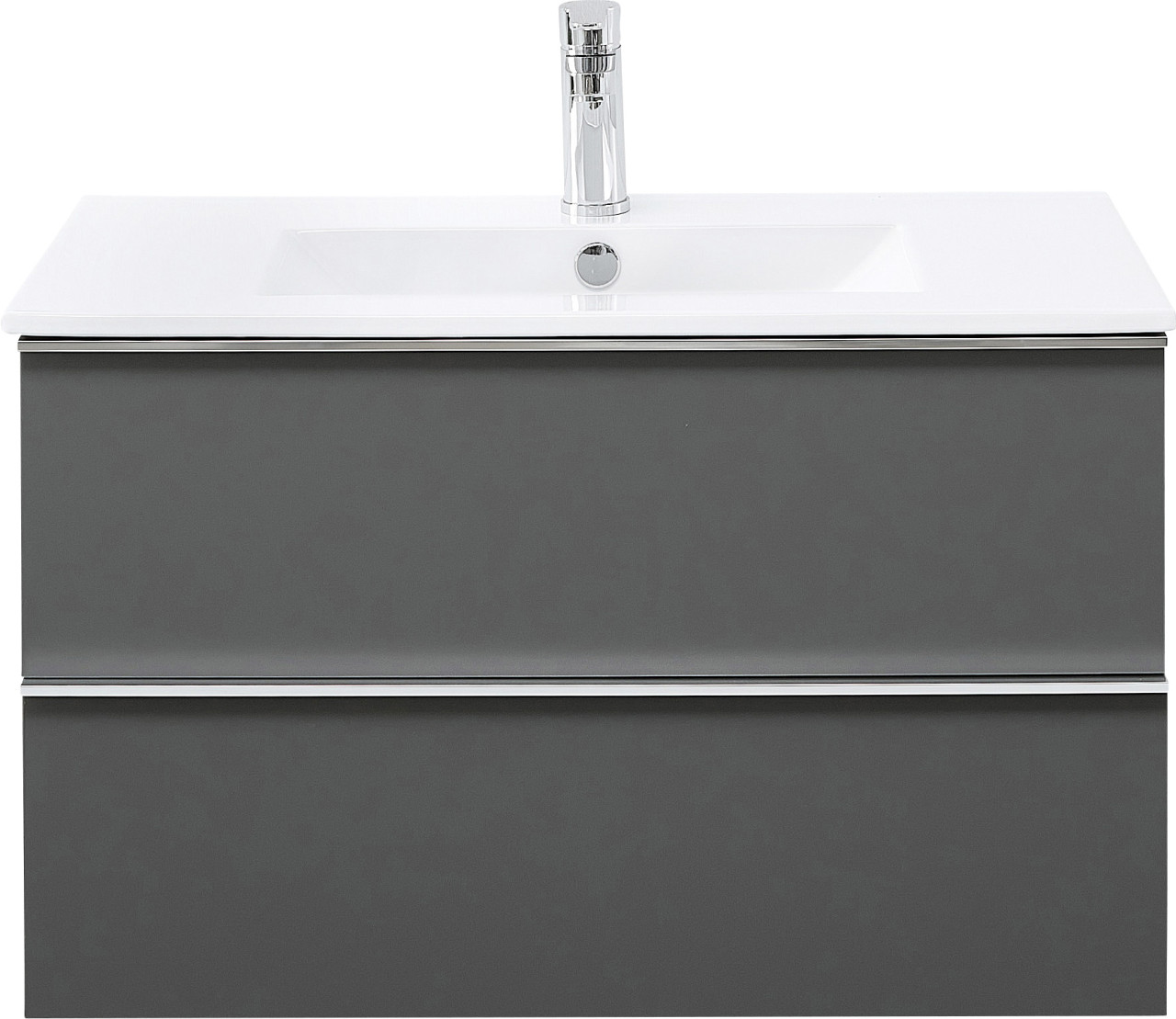Primaster Waschtischunterschrank Düsseldorf grau 80 cm