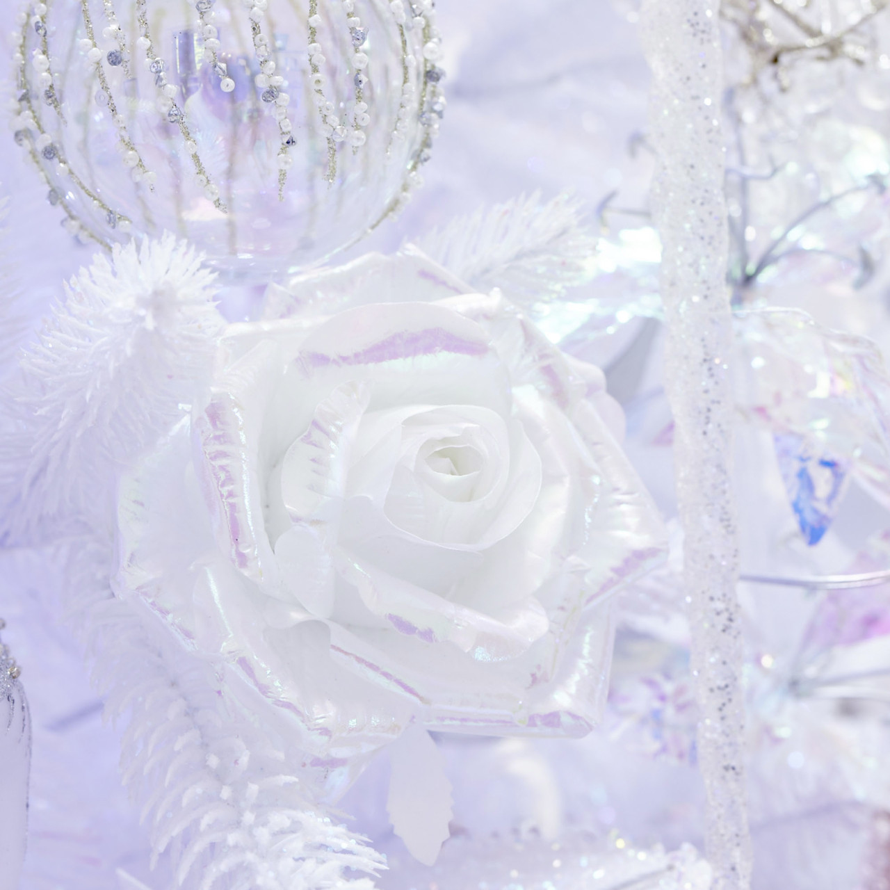 Kaemingk Rose transparent / iris