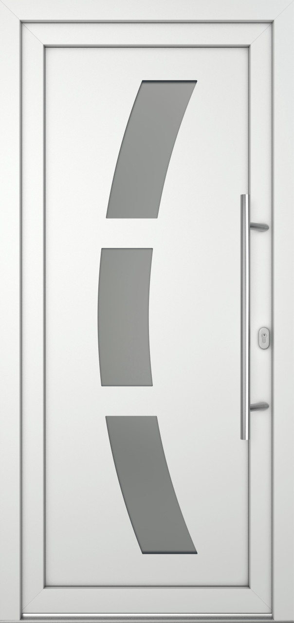 Meeth Haustür Optimal Pro PVC Modell 103 88 x 200 cm DIN Rechts weiß