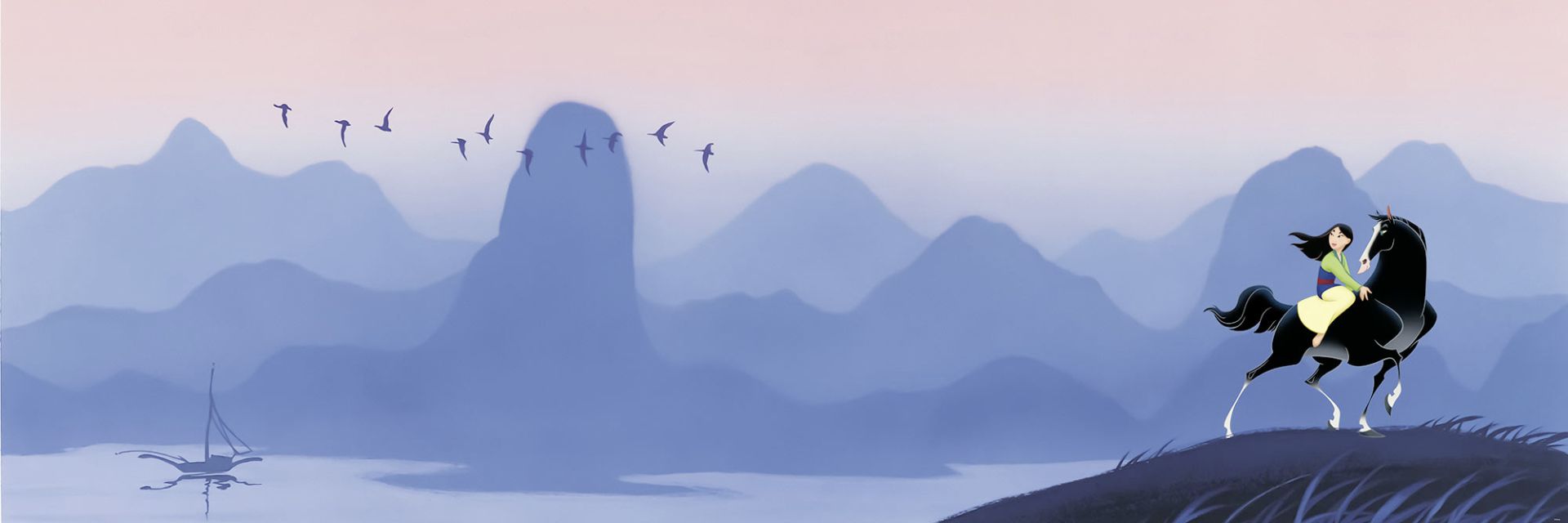 Komar Vlies Fototapete Mulan Hills 300 x 100 cm