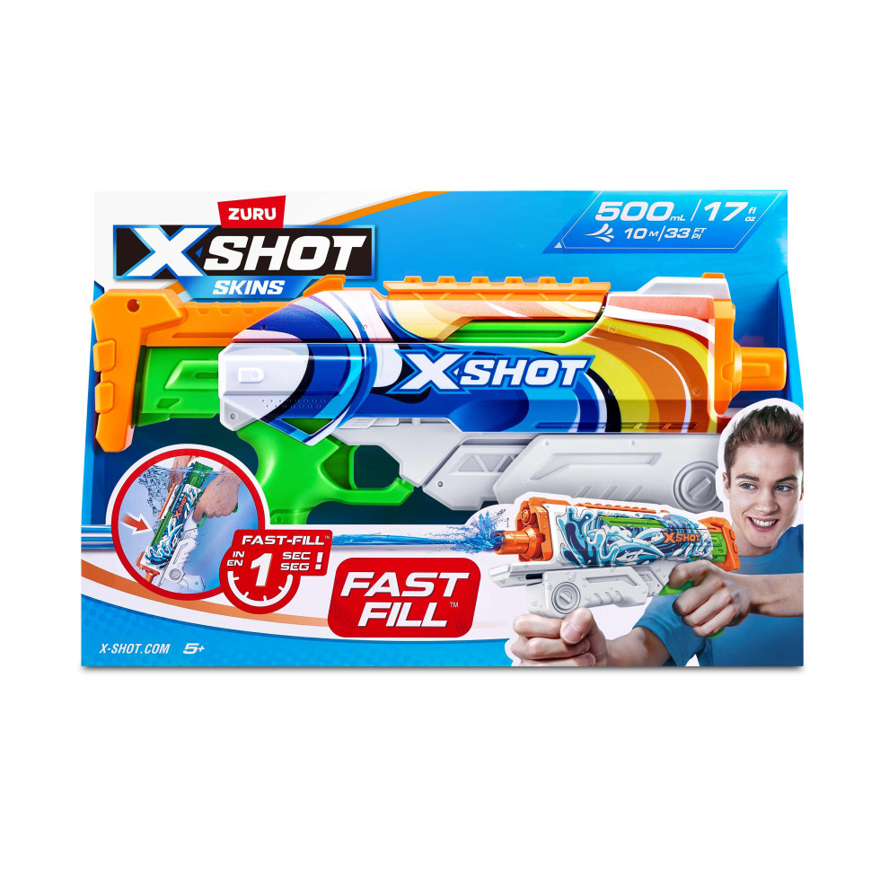 Zuru Wasserpistole X-Shot Skins Hyperload Water Fast Fill