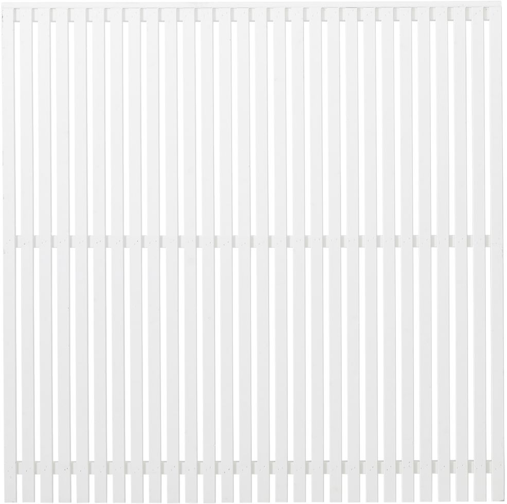Plus Zaun Sendai 180 x 180 cm RAL 9010 Weiß