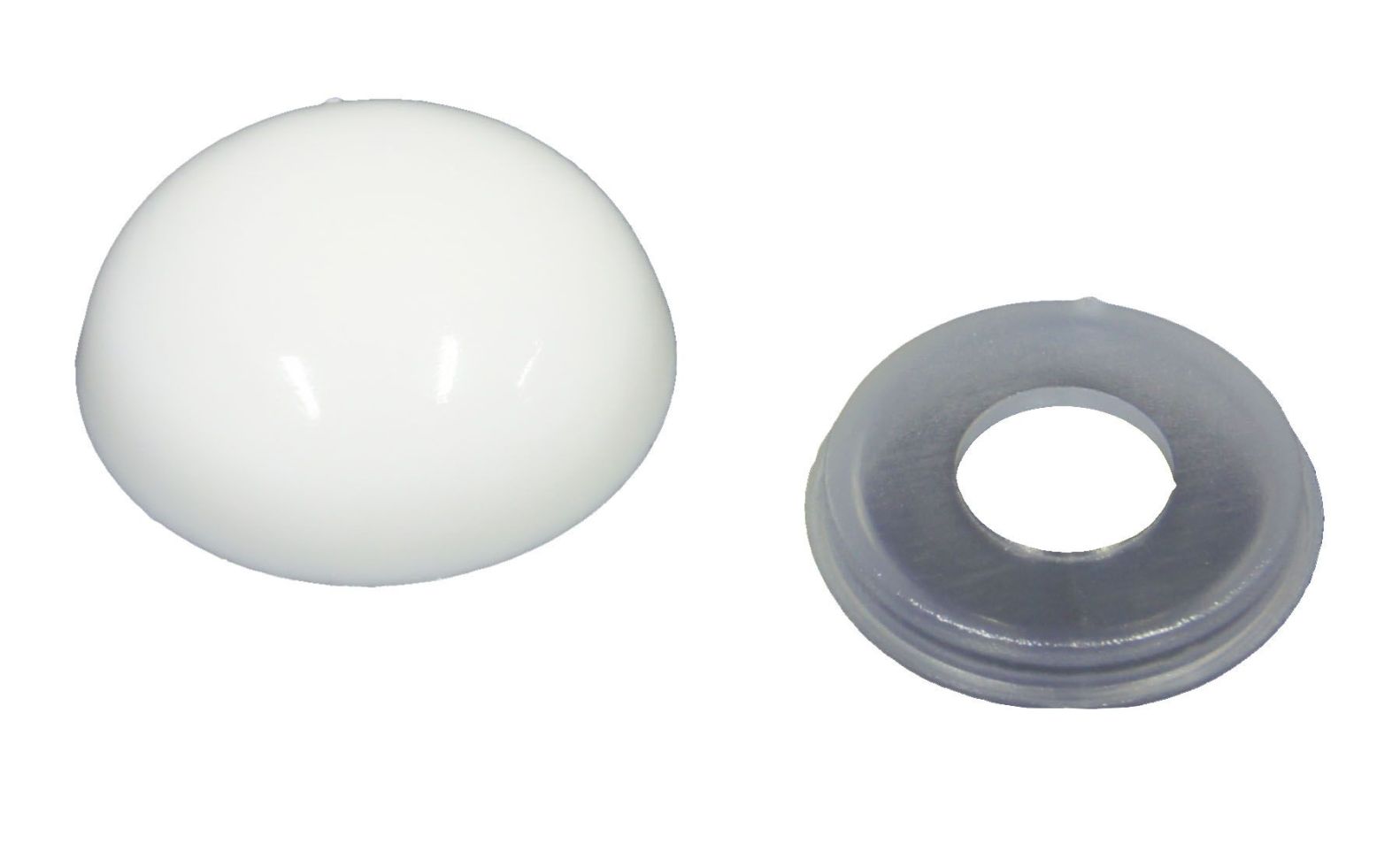 Connex Abdeckkappen Ø 15 mm weiß