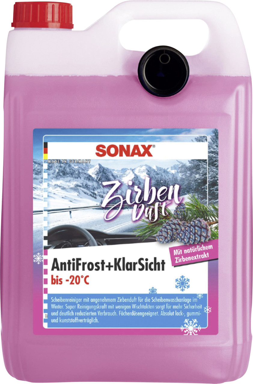 Sonax Scheibenfrostschutz Antifrost & Klarsicht -20°C Zirbe gebrauchsfertig 5L