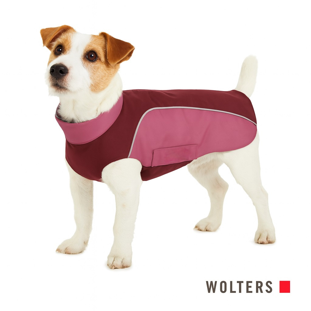 Wolters Hundebekleidung Regenjacke Easy Rain dunkelrot/himbeere