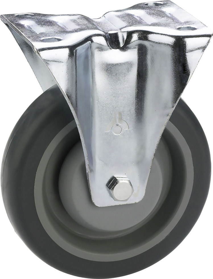 Transportgeräte-Bockrolle 80 x 32 mm Tragkr. 140 kg