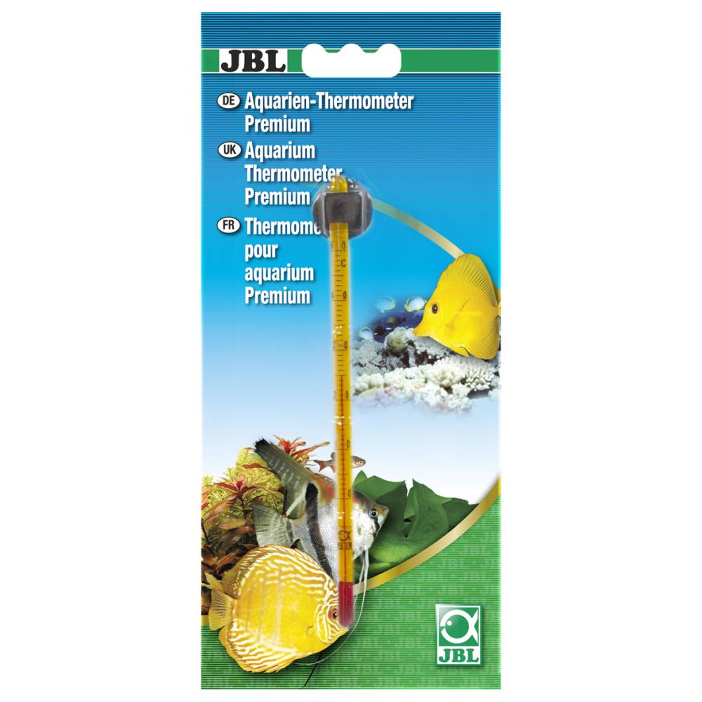 JBL Aquarien-Thermometer Premium Schlankes Glas-Präzisionsthermometer