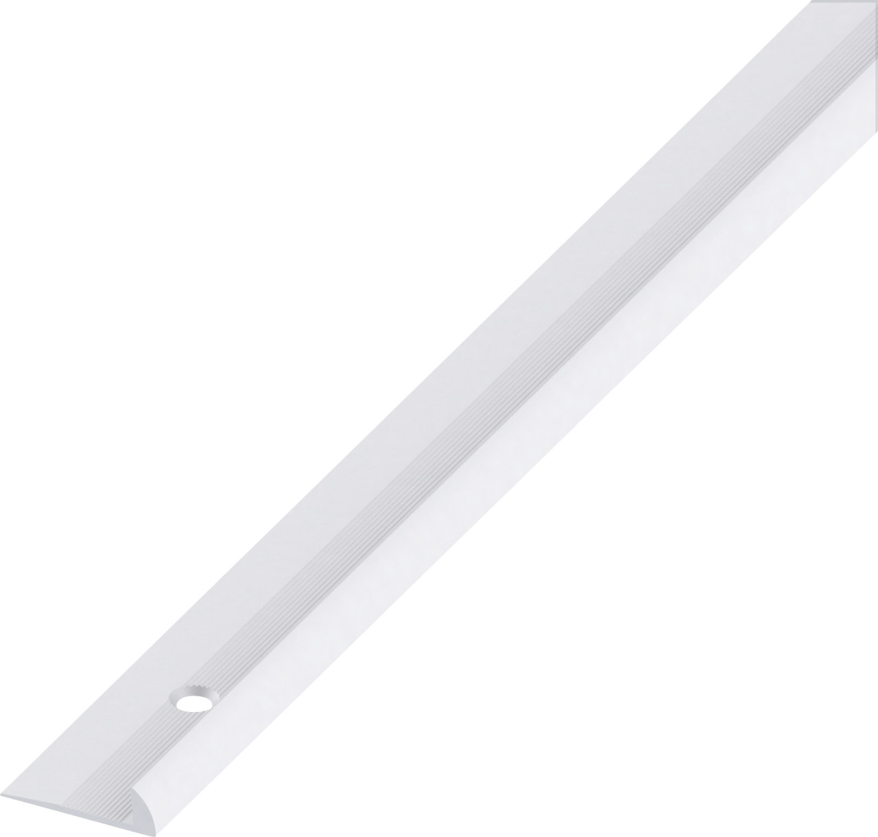 alfer Rund-Abschluss-Profil 1 m, 21.5 x 5 mm Aluminium eloxiert silber