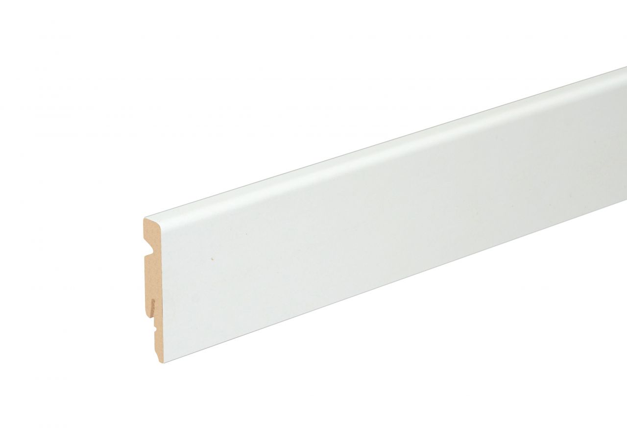 FN Neuhofer Fußleiste 220 cm 60 x 11 mm weiß