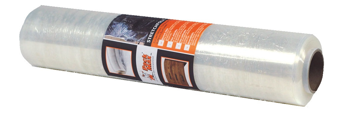 Stretchfolie auf Rolle 45 cm x 300 m, transparent