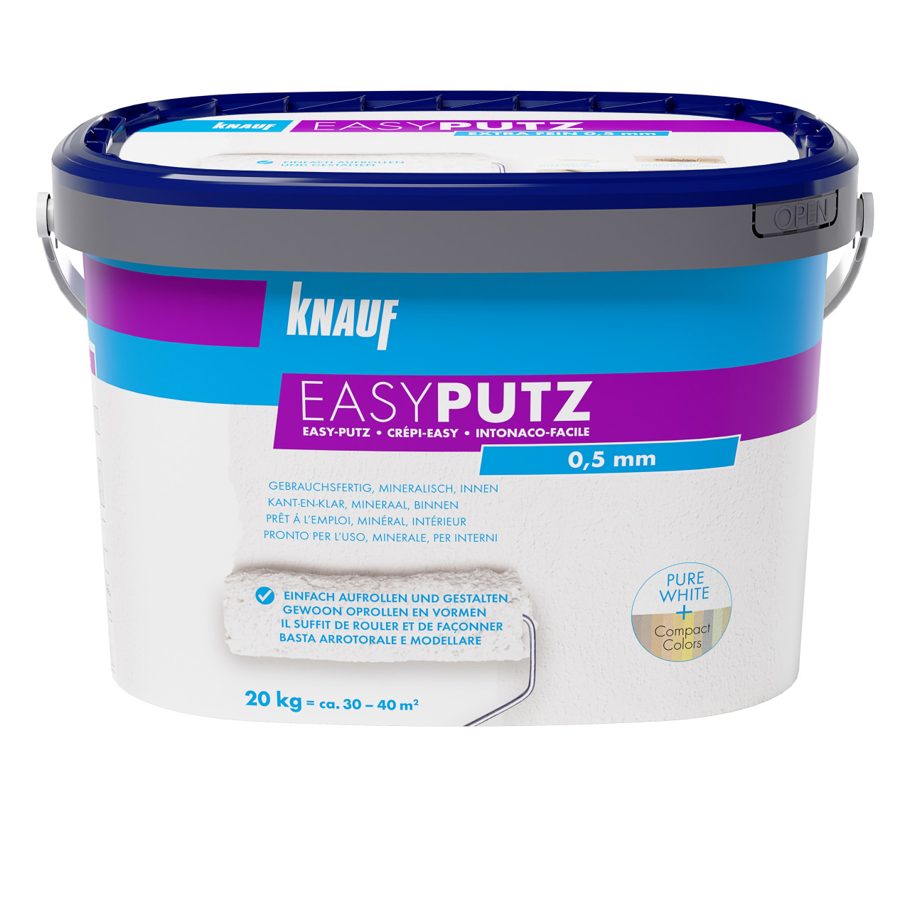 Knauf EasyPutz Streichputz 20 kg 0,5 mm weiß