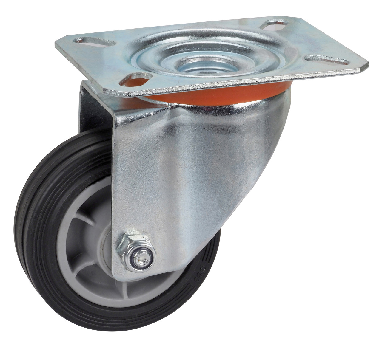 Geräte-Lenkrolle 80 x 26 mm Tragkr. 50 kg