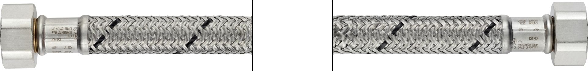 Flexo Anschlussschlauch IG 9,53 mm (3/8) x IG 9,53 mm (3/8), DN8, 30 cm