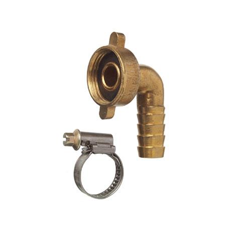 Cornat Winkelverschraubung 3/4 mit Schelle Schlauchanschluss 10 mm