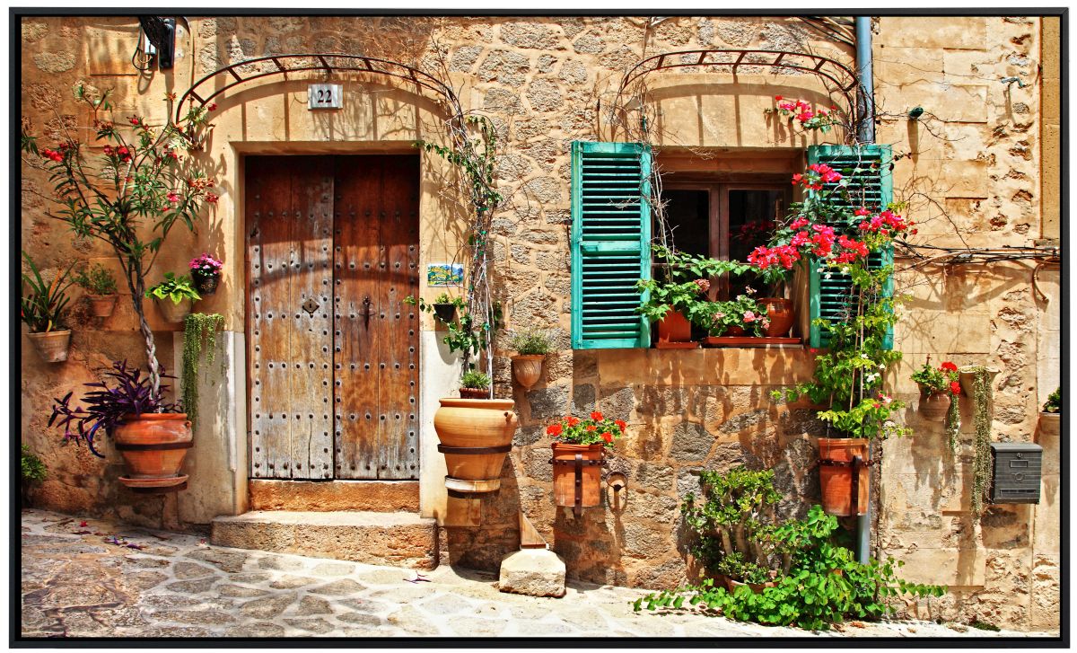 papermoon Infrarotheizkörper EcoHeat 60x120 cm 1000 Watt, Charming Street