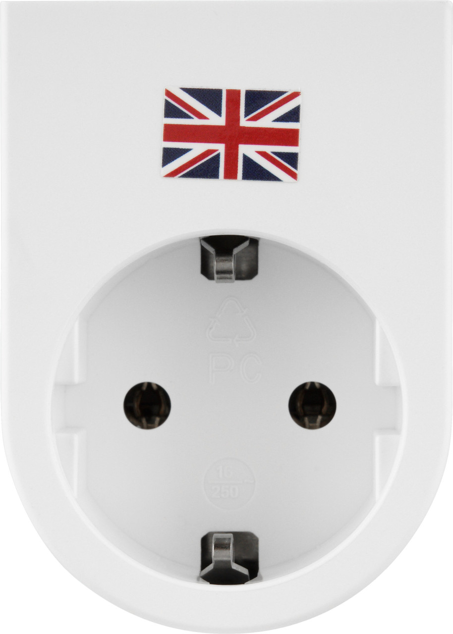 REV Reisestecker Traveler Plus United Kingdom weiß