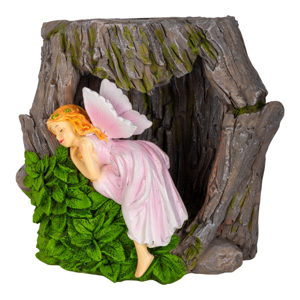 Light & More LED Solarleuchte Engel mit Flügel 16 x 16 cm