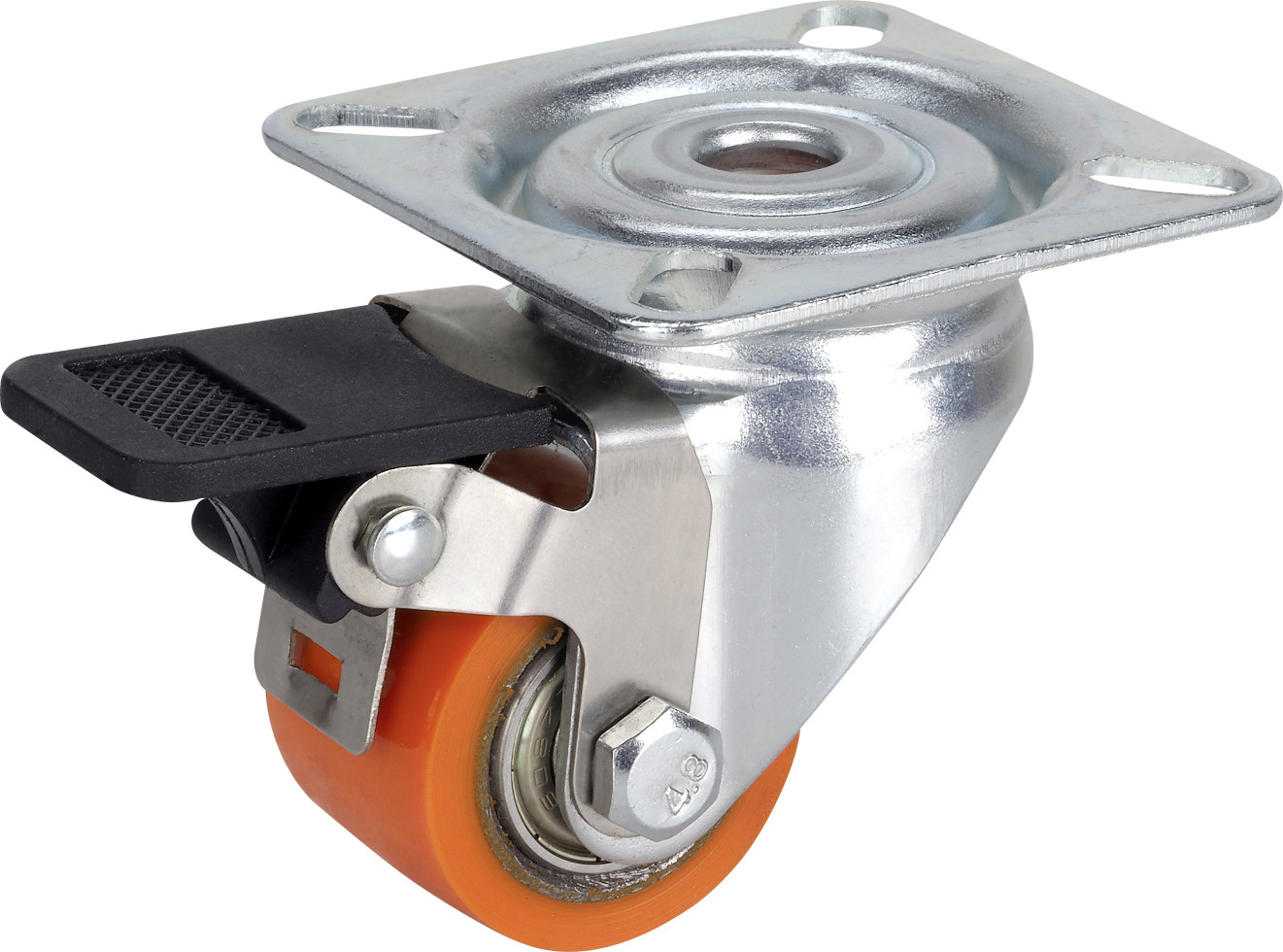 Schwerlast-Lenkrolle Mini 35 x 25 mm Tragkr. 100 kg