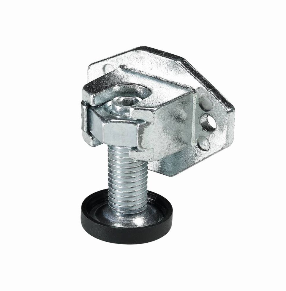 Hettich Verstellfuß für Sockelmontage verzinkt M10 x 38 mm