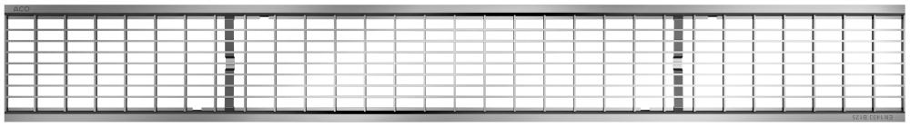 ACO Maschenrost Galaline 0,5 m silber