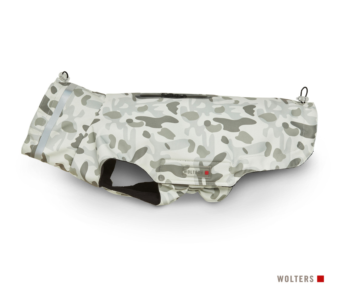 Wolters Hundebekleidung Outdoorjacke Camouflage grau