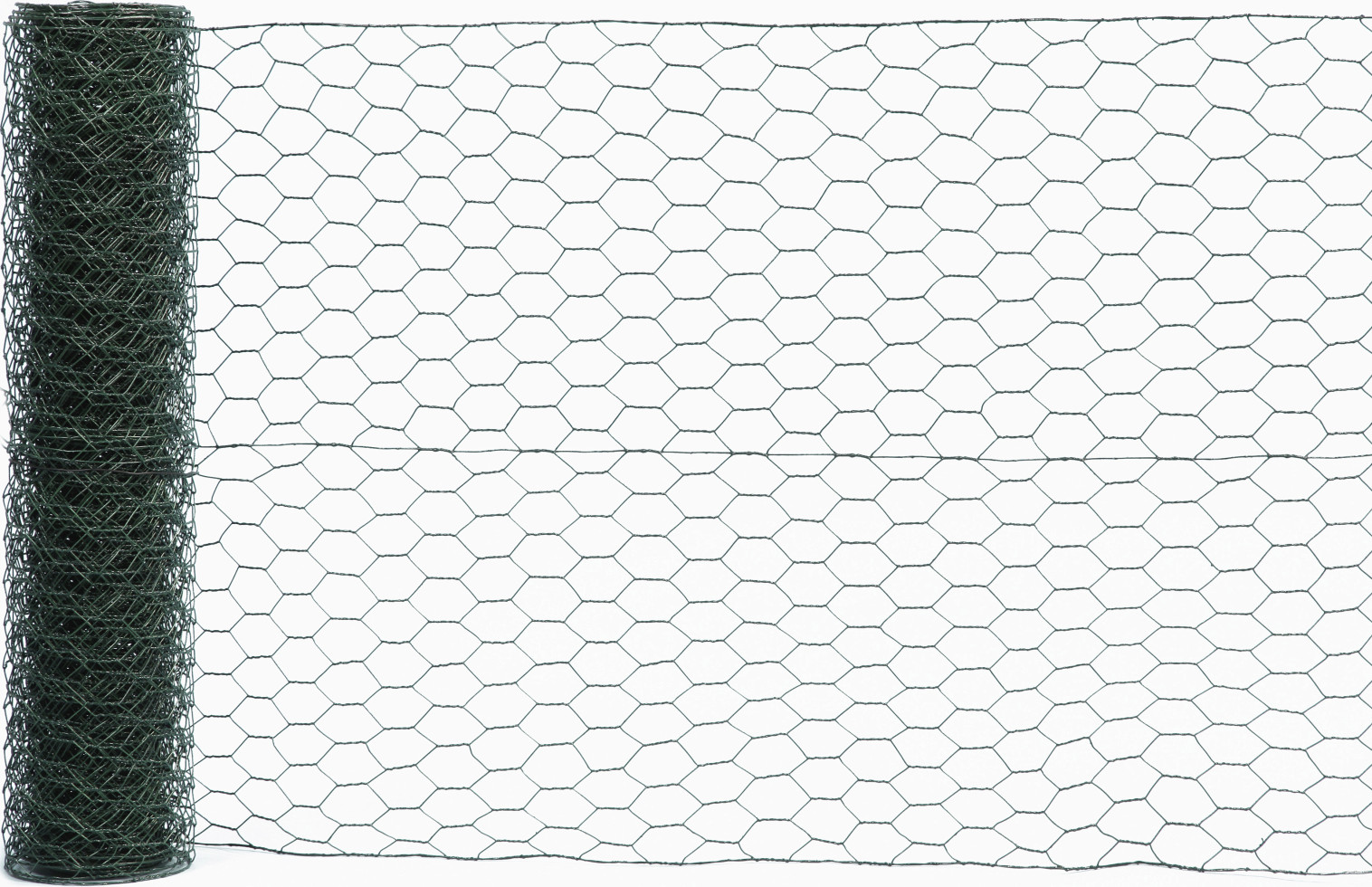 Floraworld Maschendraht-Zaun 2,5 m x 50 cm 13 mm Maschenweite moosgrün