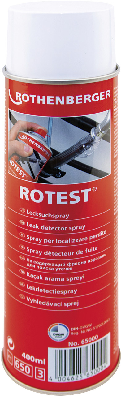 Rothenberger Lecksuchspray Rotest 400 ml