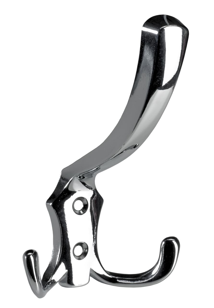Hettich Hut- und Mantelhaken 12,5 x 7,7 x 7,5 cm verchromt - 1 Stück