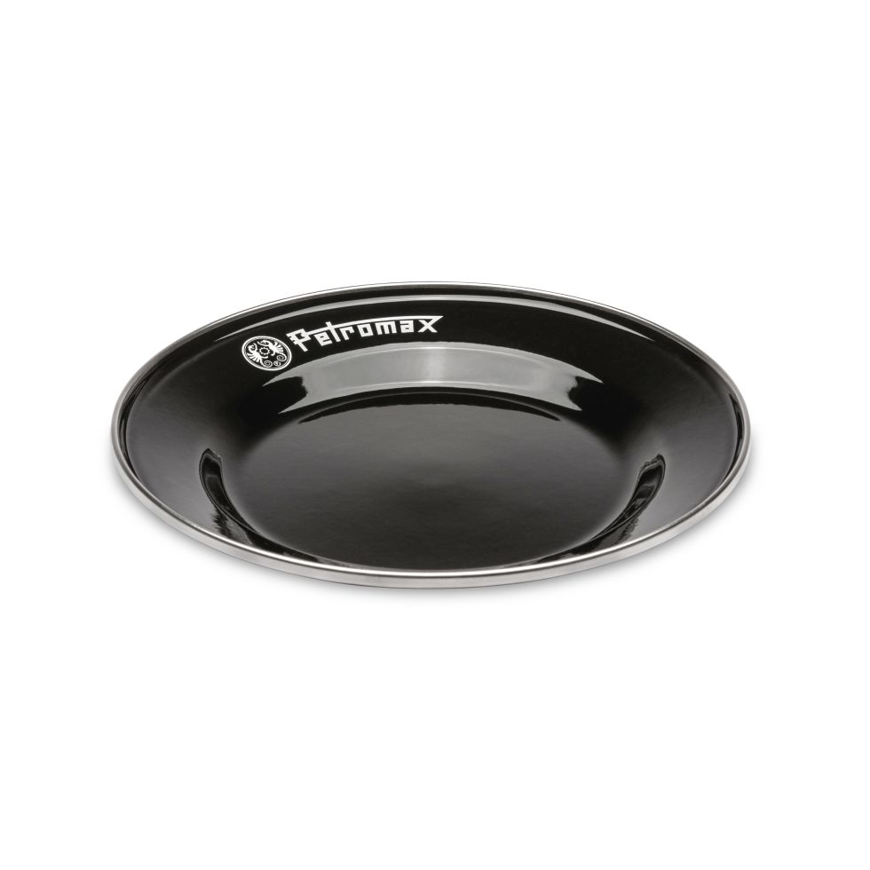 Petromax Teller Emaille 2er Set 18 cm schwarz