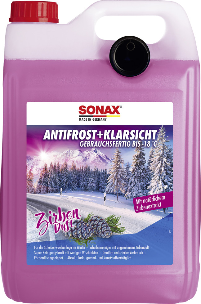 Sonax Scheibenfrostschutz -18°C gebrauchsfertig 5 L mit Zirbenduft
