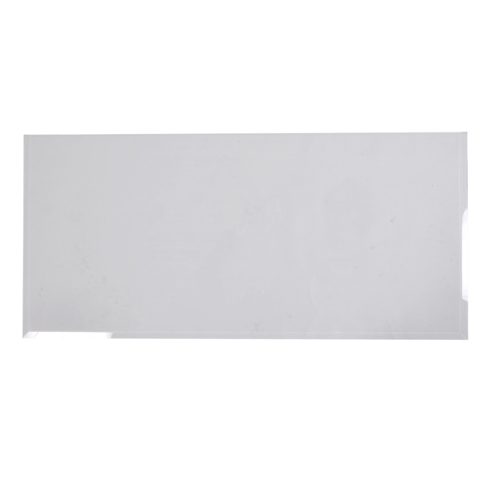 FireFix Glas-Vorlegeplatte 120 x 55 cm rechteckform klarglas