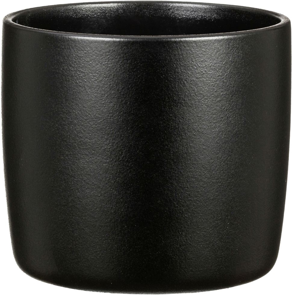 Scheurich Übertopf Solid Ø 17,6 x 16 cm ebano schwarz