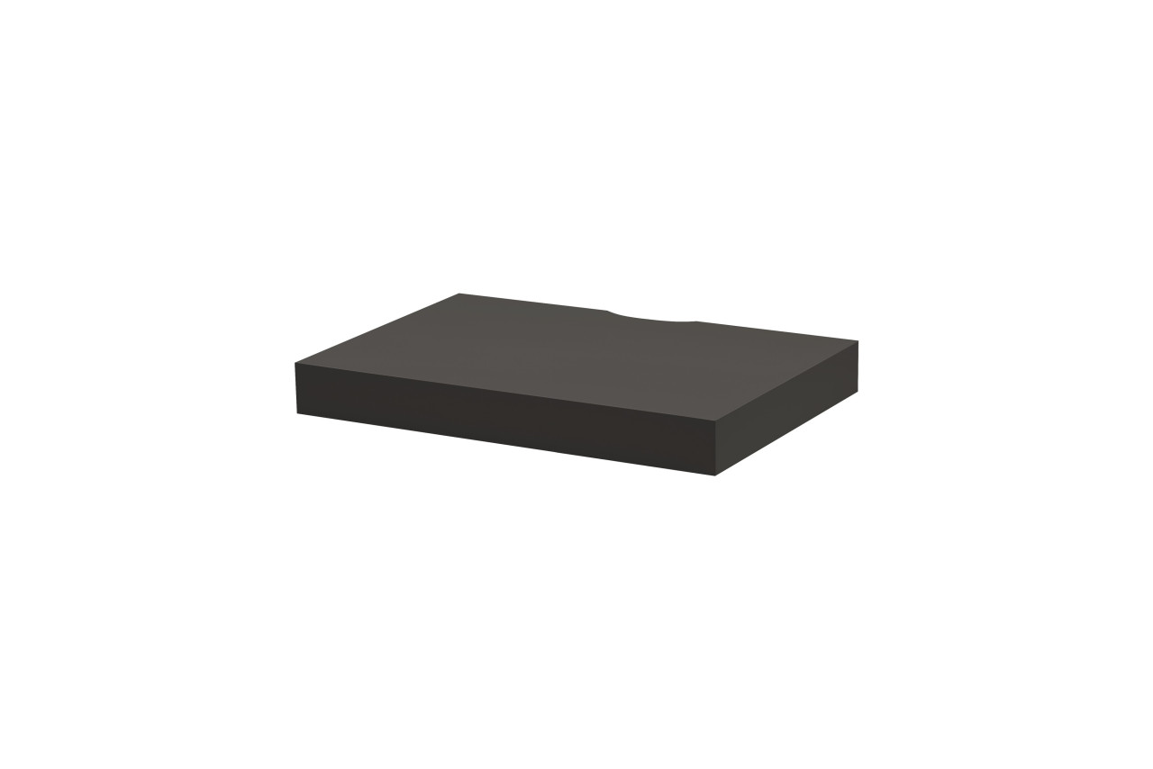 Dolle Wandregal Bigboard Media 44,5 x 30 cm 50 mm schwarz